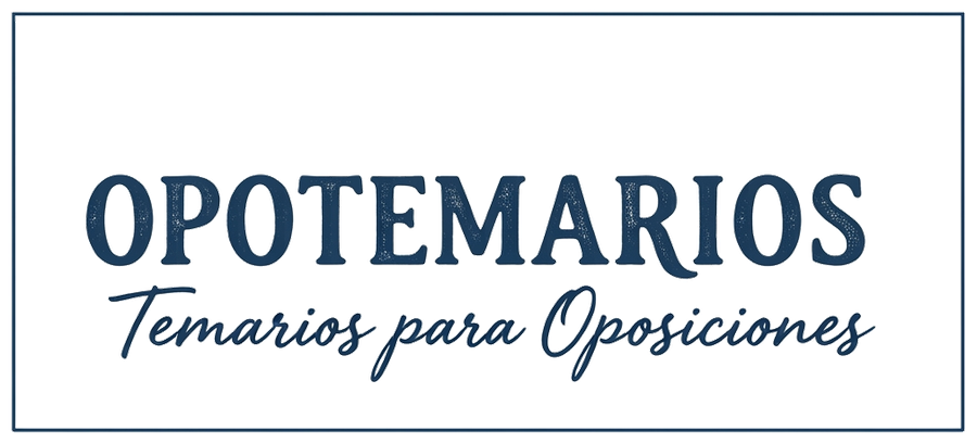 Opotemarios · Temarios para Oposiciones