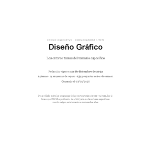Diseño Gráfico · Temario específico