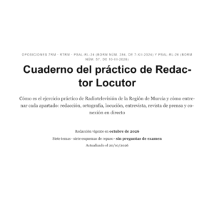 Cuaderno del práctico · Redactor Locutor · 7RM