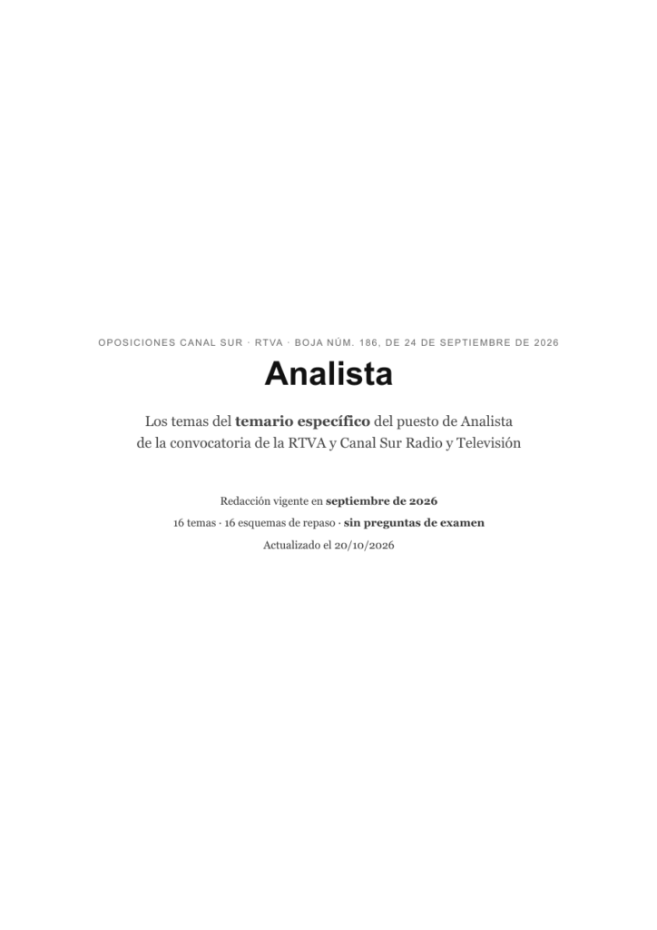 Analista · Canal Sur