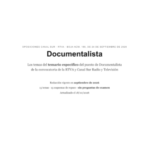 Documentalista · Canal Sur
