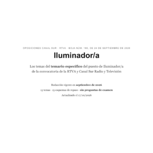 Iluminador/a · Canal Sur