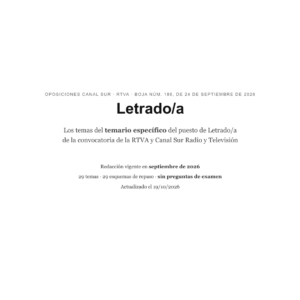 Letrado/a · Canal Sur